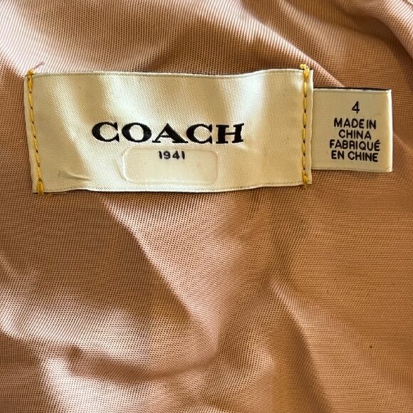 Coach Pink and Gray Women's Jacket - Picture 3 of 8